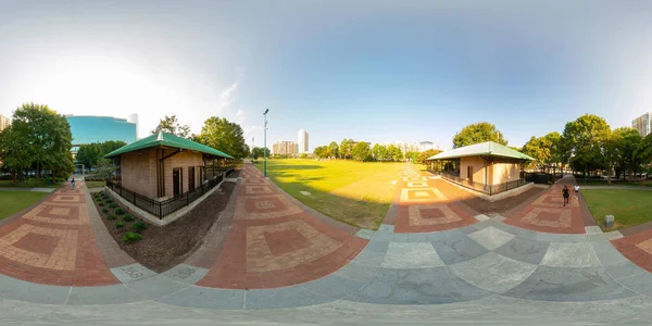 美国亚特兰大 2023年9月8日360 360的照片 亚特兰大佐治亚州百年奥林匹克公园和公共卫生间 — 图库照片