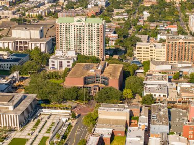 Leon County Belediyesinin Tallahassee 'deki havadan çekilmiş fotoğrafı. 2023 dolaylarında.