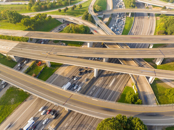 Atlanta highway interchange long exposure motion blur photo