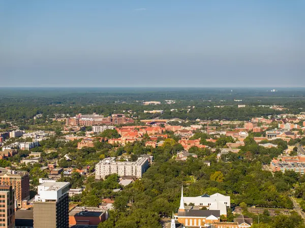 Fotografie Lotnicze Kampusy Uniwersyteckie Tallahassee Floryda — Zdjęcie stockowe