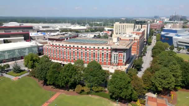 Atlanta Usa Σεπτεμβρίου 2023 Aerial Video Embassy Suites Hilton Atlanta — Αρχείο Βίντεο
