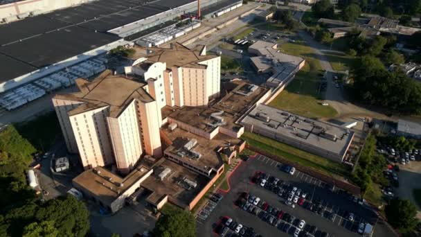 Aerial Stock Video Fulton County Gevangenis — Stockvideo