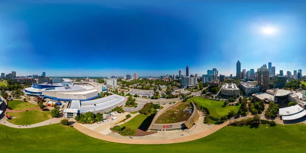 Атланта Штат Джорджия Сша Сентября 2023 Года Аэрофотосъемка Парка Пембертон — стоковое фото