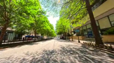 Atlanta, GA, ABD - 9 Eylül 2023: Marietta Caddesi 2 şehir merkezi GA 2023