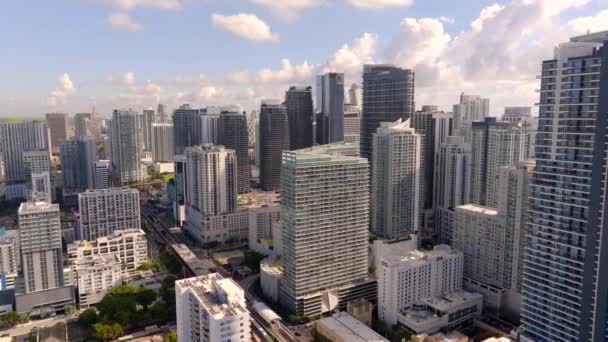 Selva Urbana Miami 2023 Antena Drone Vídeo — Vídeos de Stock
