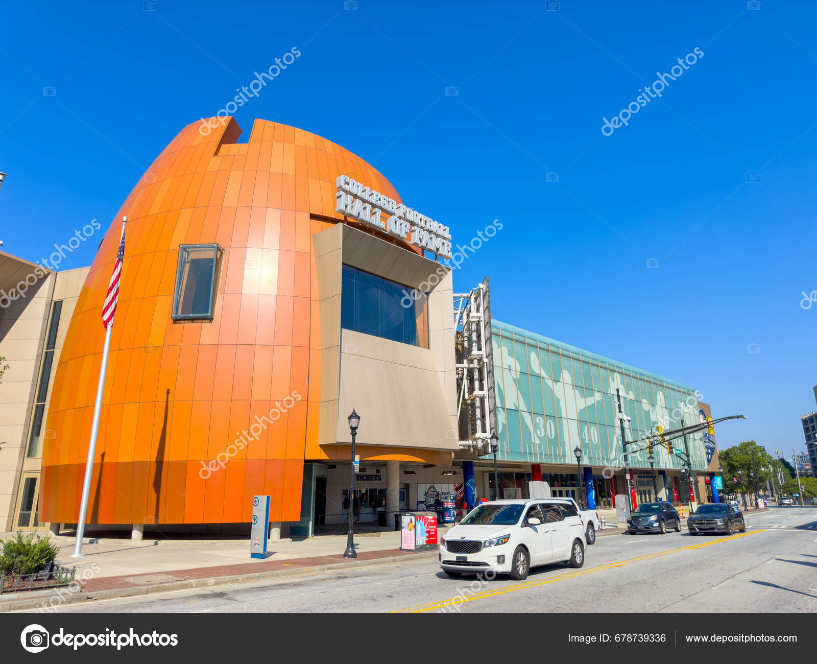 Atlanta Usa September 2023 College Football Hall Fame Atlanta Georgia Atlanta Usa September 2023 College Football Hall Fame Atlanta Georgia