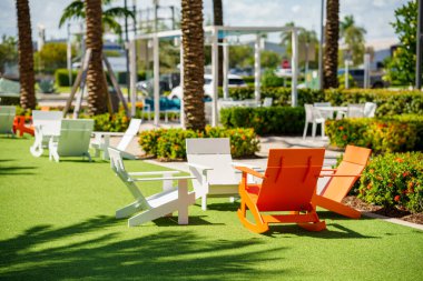 Açık veranda mobilyalarının stok görüntüsü