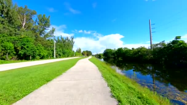 Hiatus Greenway 피트니스 트레일 Plantation 플로리다 — 비디오