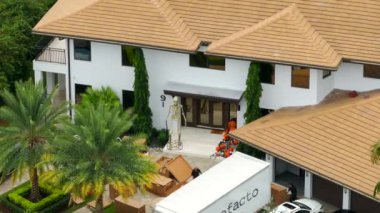 Fort Lauderdale, FL, ABD - 10 Ekim 2023 Futbol oyuncusu Lionel Messi Fort Lauderdale Florida 'da Cadılar Bayramı süslemeleri