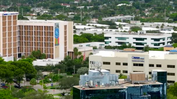 Fort Lauderdale Usa 2023 Október Légi Felvétel Broward Health Imperial — Stock videók