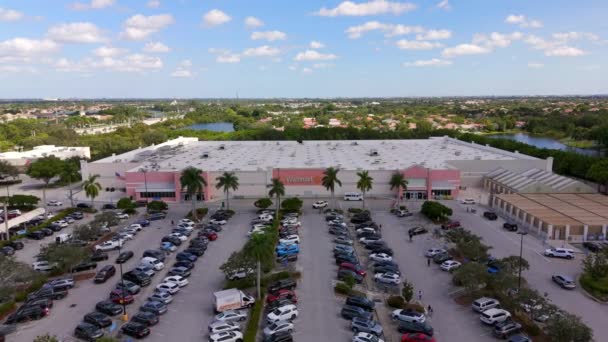 Pembrow Pines Штат Флорида Сша Октября 2023 Года Воздушный Подход — стоковое видео