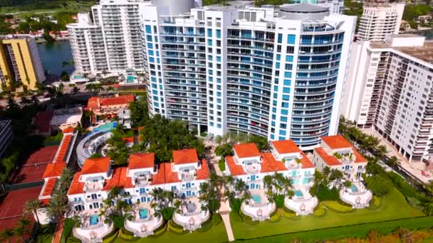 Miami Plajı Abd Ekim 2023 Havadan Çekilme Miami Havalimanı Nda — Stok video