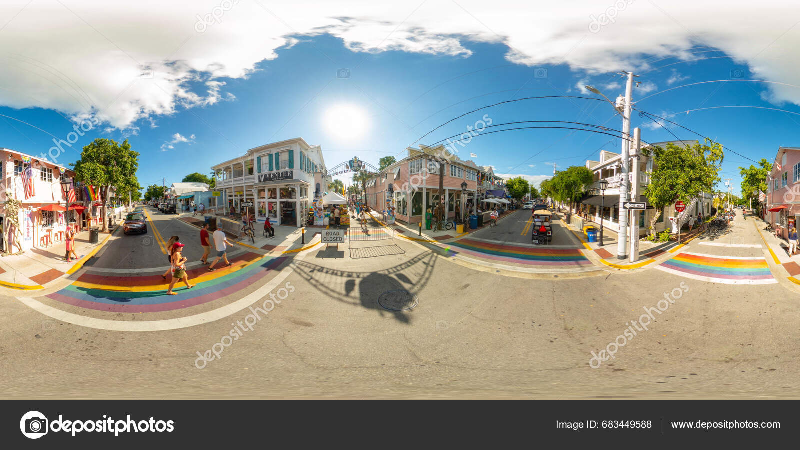 Key West Usa October 2023 Tourists Key West 2023 – Stock Editorial