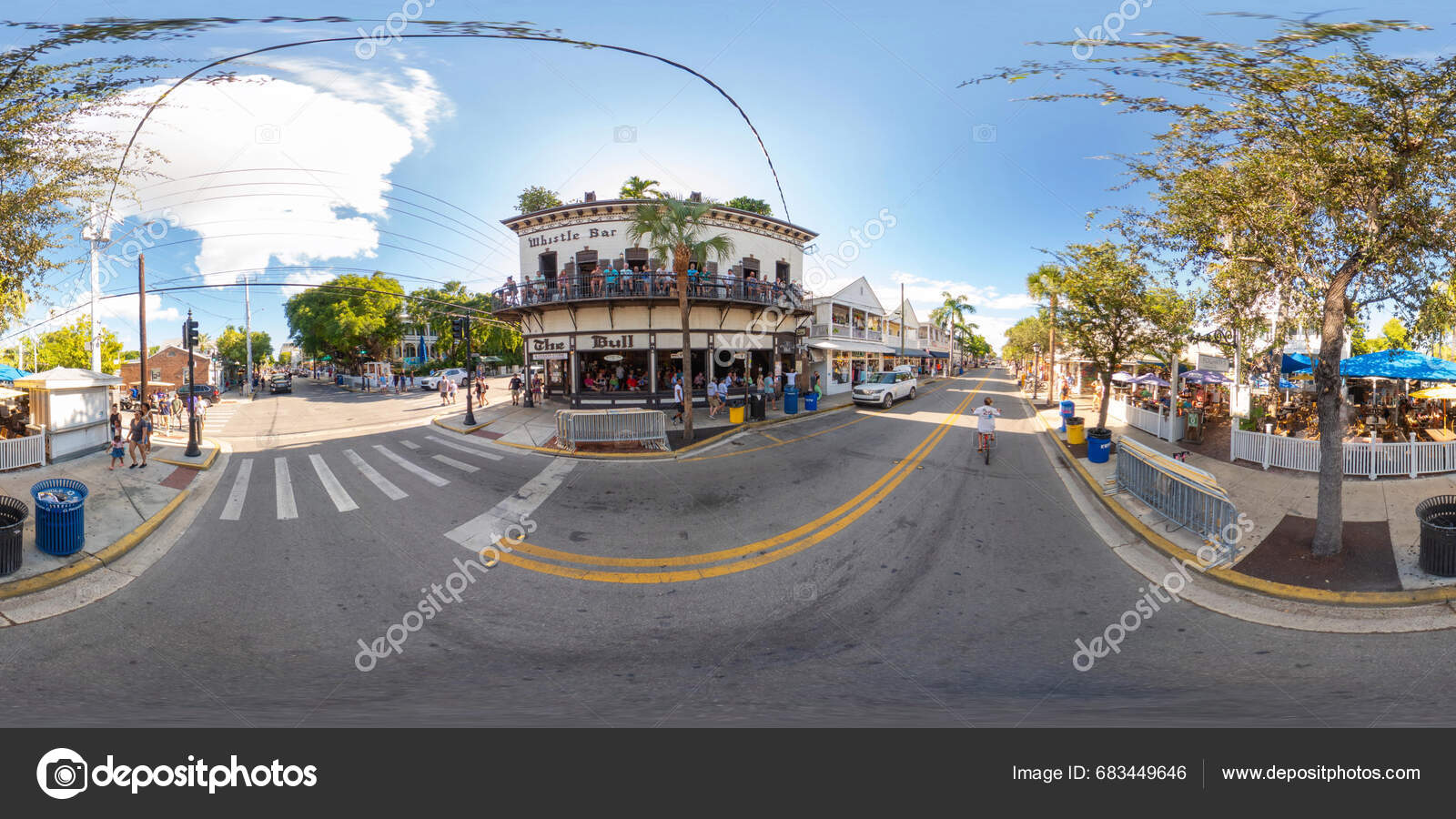 Key West Usa October 2023 Whistle Bar Bull Pub Key Stock Editorial Photo © felixtm 683449646