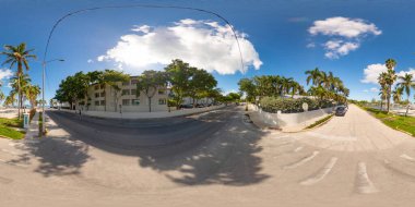 Key West 360 eşdörtgen stok fotoğrafı Casa Marina Court