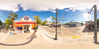 Key West, FL, ABD - 21 Ekim 2023: Suşi Song Restoranı Key West 360 eşköşeli stok fotoğrafı