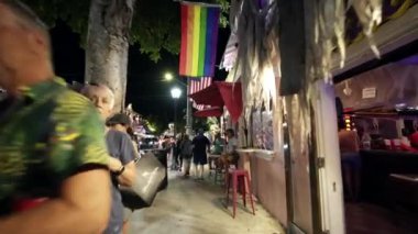 Key West, FL, ABD - 21 Ekim 2023: Key West Fest 4k Canlı Turu