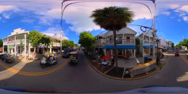 Key West Usa Octubre 2023 360 Equirectangular Motion Stock Video — Vídeos de Stock