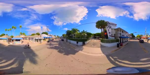 Key West Estados Unidos Octubre 2023 360 Equirectangular Video Key — Vídeos de Stock