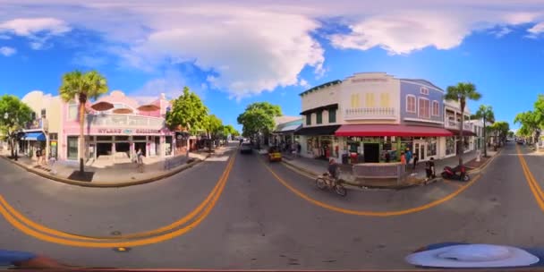 Key West Usa Oktober 2023 360 Virtuell Tur Key West — Stockvideo