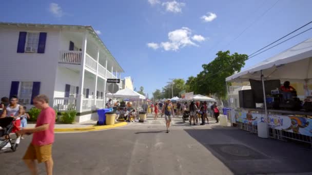 Key West Florida Usa Oktober 2023 Goombay Festival Key West — Stockvideo