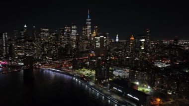Stok görüntüleri New York havacılık panoraması 4k