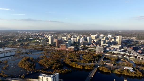Повітряна Панорама Стокове Відео Richmond Usa 2023 — стокове відео