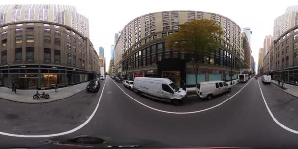 Nueva York Octubre 2023 Montar Monociclo Eléctrico Por Ciudad Nueva — Vídeos de Stock