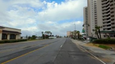 Daytona Sahili, Florida S Atlantik Bulvarı Kasım 2023