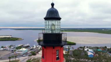 Ponce De Leon Inlet Florida ABD stok video