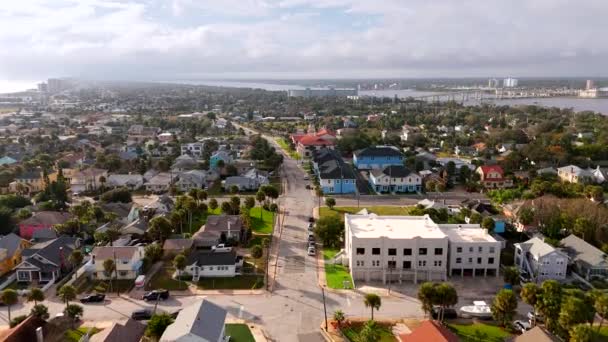 Imágenes Aéreas Barrios Residenciales Daytona Beach Florida — Vídeos de Stock