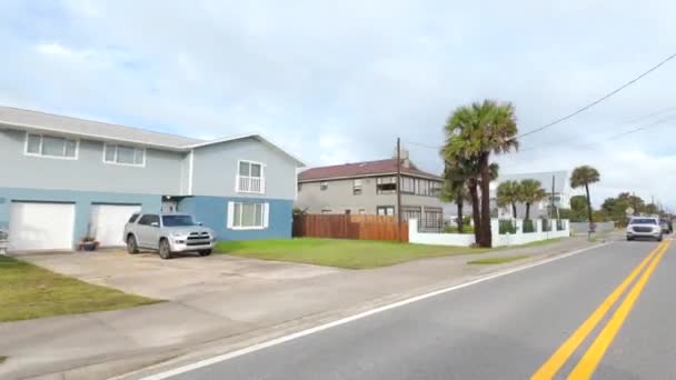 Будинки Вілбурзі Біля Моря Флорида Сша — стокове відео