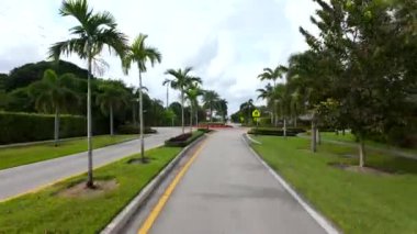 Weston Florida ABD 4k 2023 sürüş turu