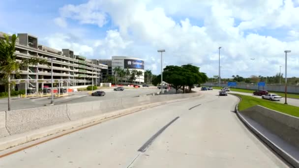 Fort Lauderdale Usa Dicembre 2023 Uscire Dall Aeroporto Internazionale Fort — Video Stock