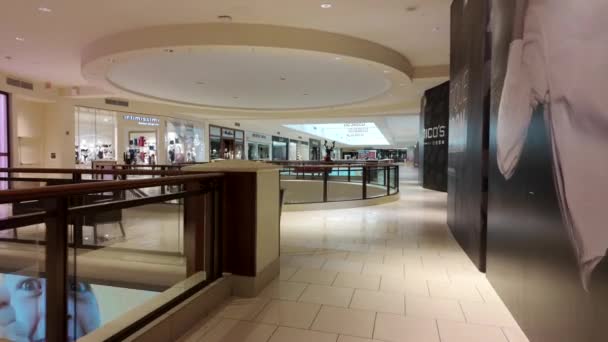 Aventura Usa Dezembro 2023 Passeio Pedestre Pela Manhã Aventura Mall — Vídeo de Stock