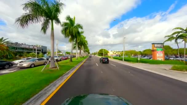 Fahrtreise Doral Miami Florida — Stockvideo