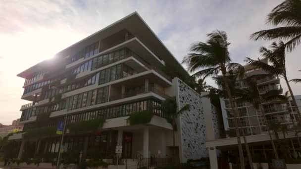 Miami Beach Usa Dicembre 2023 Avis Rent Car Office Building — Video Stock
