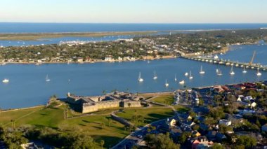 Castillo de San Marcos Ulusal Anıtı St Augustine Florida 4k 2024