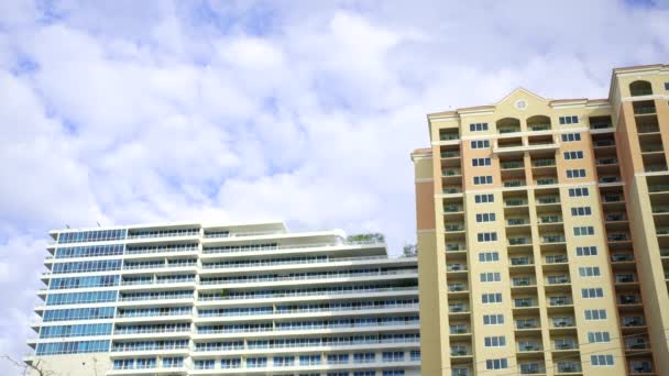 Hdr Video Budovy Obloze Fort Lauderdale Mov — Stock video