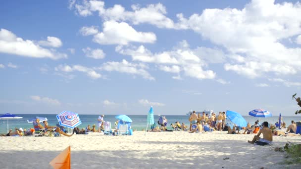 Fort Lauderdale Eua Janeiro 2024 Turistas Reúnem Para Fort Lauderdale — Vídeo de Stock