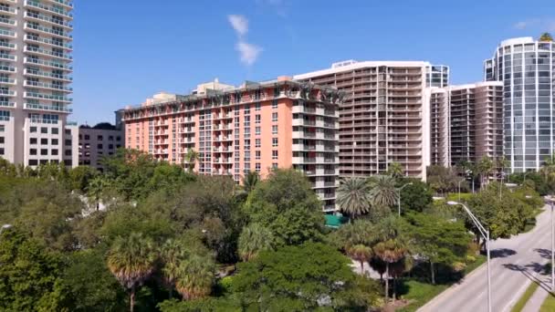 Miami Usa Gennaio 2024 Video Aereo Rivela Mutiny Hotel Coconut — Video Stock