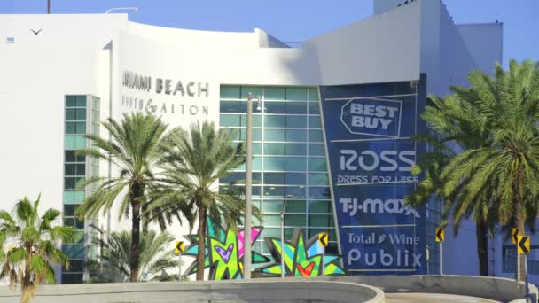 Miami Usa Februari 2024 Miami Beach Hdr Videobutiker 5Th Alton — Stockvideo