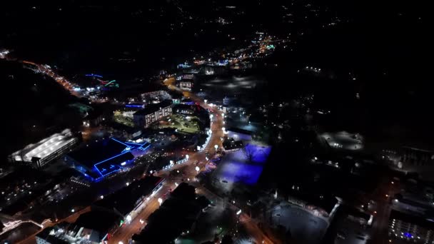 Visite Aérienne Nuit Gatlinburg Tennessee 2024 — Video
