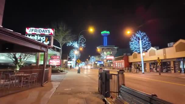 Gatlinburg États Unis Février 2024 Promenade Autour Gatlinburg Tennessee Destination — Video