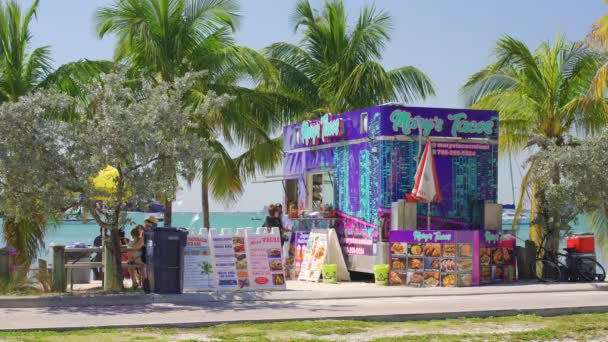 Miami Usa Února 2024 Video Marys Tacos Miami Florida — Stock video