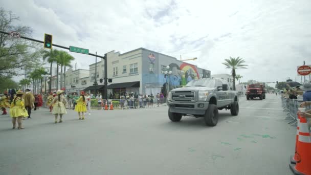 Hollywood Usa March 2024 Patricks Day Parade Hdr Video — Stock Video