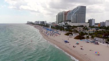 Fort Lauderdale Plajı stok görüntüleri 2024 4k 60p