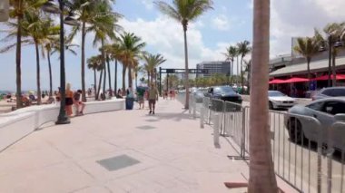 Fort Lauderdale, FL, ABD - 19 Mart 2024 Üniversite bahar tatili Fort Lauderdale 2024