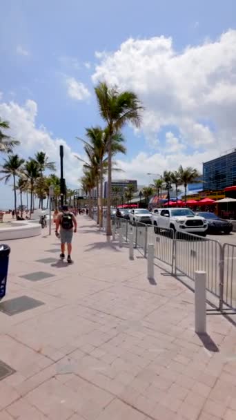 Fort Lauderdale Abd Mart 2024 Fort Lauderdale Florida Bahar Tatili — Stok video