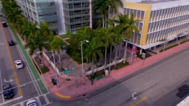 Miami Beach, FL, ABD - 15 Mart 2024: Miami Plajı Hükümet Binası 17. Cadde